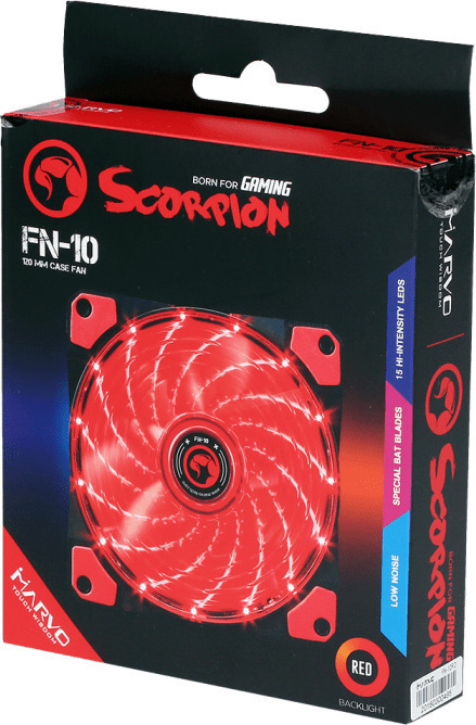 MARVO FN10 ΑΝΕΜΙΣΤΗΡΑΚΙ ΚΟΥΤΙΟΥ ΜΕ ΚΟΚΚΙΝΟ LED
