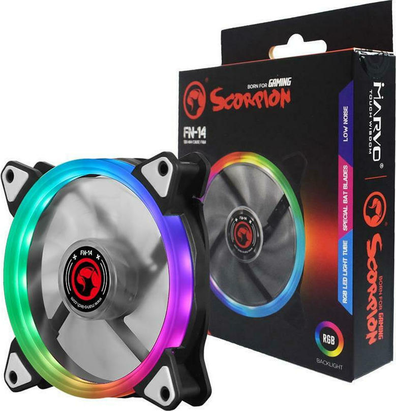 MARVO FN14 RGB LED FAN
