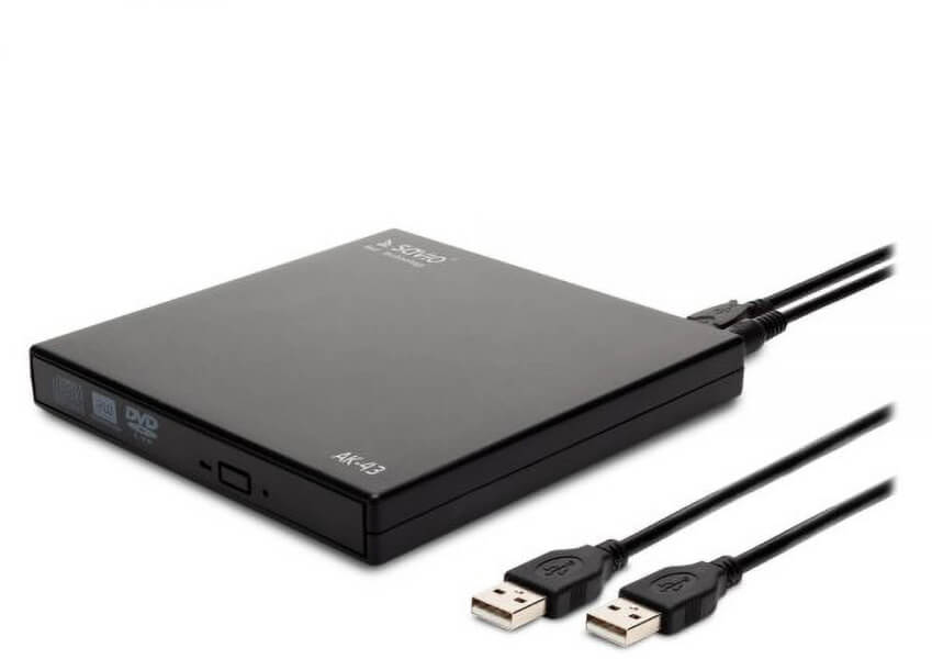 SAVIO AK-43 EXTERNAL SLIM CD/DVD R/RW  USB DRIVE