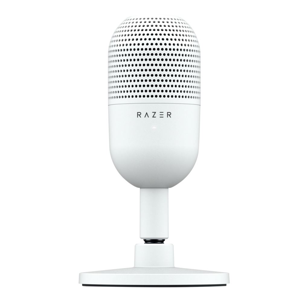 RAZER SEIREN V3 MINI MERCURY – USB CONDENSER MICROPHONE – BUILD-IN SHOCK ABSORB – MUTE BUTTON (RZ19-05050300-R3M1)