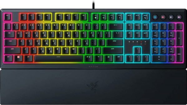 RAZER ORNATA V3 GAMING KEYBOARD – LOW PROFILE MECHA-MEMBRANE SWITCHES – SPLIT RESIST – RGB – GR(RZ03-04461300-R3P1)