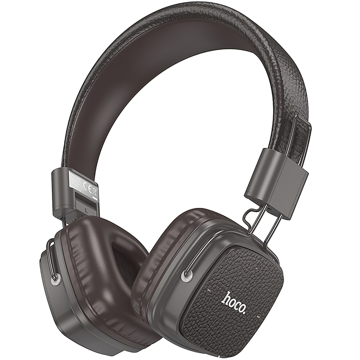 Hoco Ασύρματα Bluetooth On Ear Ακουστικά Καφέ W56